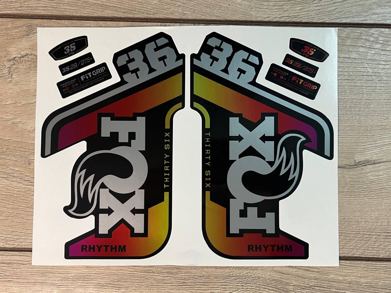 Наклейки на вилку FOX 36 RHYTHM (ID#2200353650), цена: 150 ₴, купить на ...