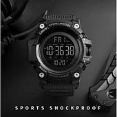 Годинник для військовослужбовців SKMEI 1384BK BLACK | Брендовий чоловічий годинник | Наручний годинник HB-883 skmei електронний