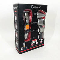 Набор для стрижки Pro Gemei GM-580 триммер 7в1 для стрижки волос, бритья бороды, для носа и IE-498 ушей,