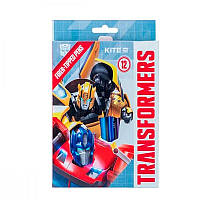 Фломастеры 12 цветов Kite Transformers TF24-447