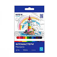 Фломастеры 12 цветов Kite Classic K-447