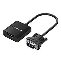 Адаптер Vention ACEB0, VGA, HDMI, 0.2 м., Черный