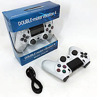 Джойстик DOUBLESHOCK для PS 4, игровой беспроводной геймпад PS4/PC аккумуляторный джойстик. CV-763 Цвет: белый