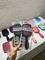 Цвета разные расческа для волос superbrush superbrash plus hollow comb the original italian design