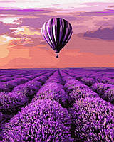 Картина по номерам BrushMe Воздушный шар в Провансе 40х50 см GX32305 ZZ, код: 6501405