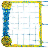 Сетка для волейбола Zelart Эконом12 Норма SO-9552 цвет синий-желтый tn