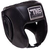 Шлем боксерский открытый кожаный TOP KING Open Chin TKHGOC размер S цвет черный tn