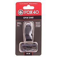 Свисток судейский пластиковый EPIK CMG FOX40-EPIK цвет черный tn