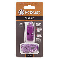 Свисток судейский пластиковый CLASSIC FOX40-CLASSIC цвет фиолетовый tn