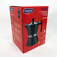 Гейзерная кофеварка для плиты Magio MG-1005 | Кофейник гейзерный | Кофеварка XQ-236 для дома