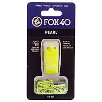 Свисток судейский пластиковый PEARL FOX40-PEARL цвет салатовый tn