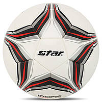 Мяч футбольный STAR INCIPIO PLUS SB6414C цвет белый-красный tn