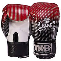 Перчатки боксерские детские кожаные TOP KING Super Star TKBGKC-01 размер s(4 унции) 3-5 лет цвет красный tn