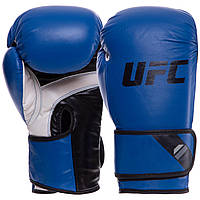 Перчатки боксерские UFC PRO Fitness UHK-75036 размер 14 унции цвет синий tn