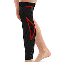 Бандаж эластичный удлинённый компрессионный на голень и колено Knee compression sleeve SIBOTE ST-7218 1шт tn