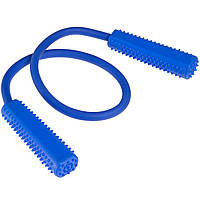 Эспандер трубчатый для фитнеса с массажными ручками Zelart FI-3950 74см синий tn