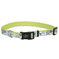 Светоотражающий ошейник для собак Coastal Lazer Brite Reflective Collar 1.6х30-46см клевер (7 ZZ, код: 7720839