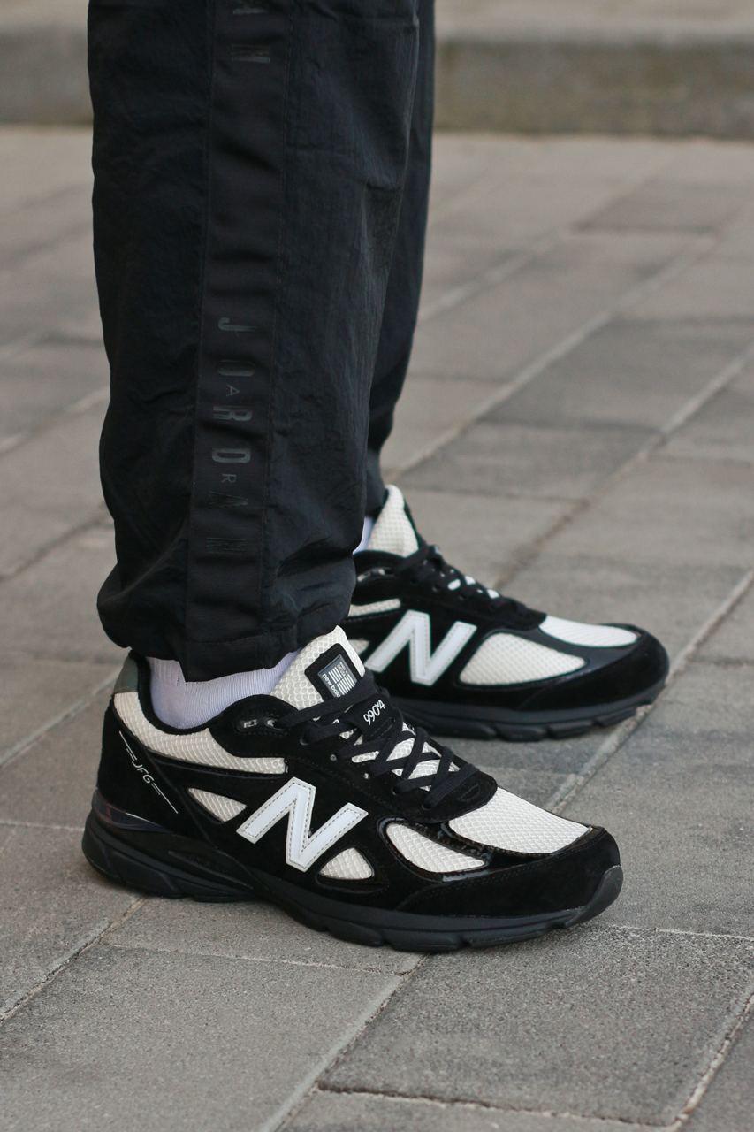 Кросівки чоловічі чорно-білі New Balance 990v4 x Joe Freshgoods 1998 «Outro» (16418)