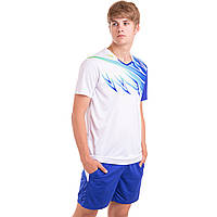 Форма волейбольная мужская Lingo LD-P819 размер 4XL цвет белый-голубой tn