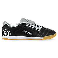 Обувь для футзала мужская ZUSHUNDA 6029-2 размер 45 цвет черный-серебряный tn