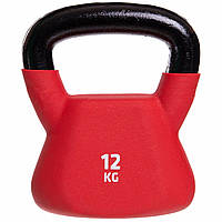 Гиря стальная с виниловым покрытием UFC UHA-69696 вес 12кг красный tn
