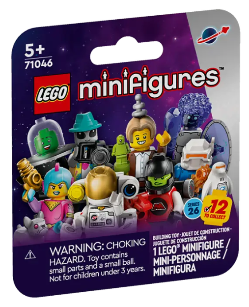 Конструктор LEGO Minifigures Мініфігурки Космос 26 серія - випадковий персонаж (71046)