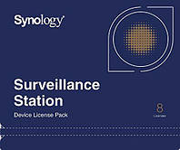 Ліцнзія Synology Camera License Pack 8 камер (на паперовому носії) (DEVICE_LICENSE_(X8))