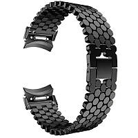 Ремешок металлический для часов 20 мм Bead design Type R2 Black (для Samsung Watch)