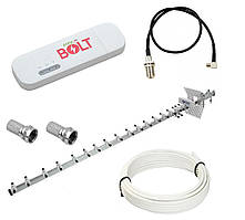 Комплект WiFi роутер 3G 4G LTE модем Bolt E8372h-153 зі спрямованою антеною RNet Стріла-2 20 дБі