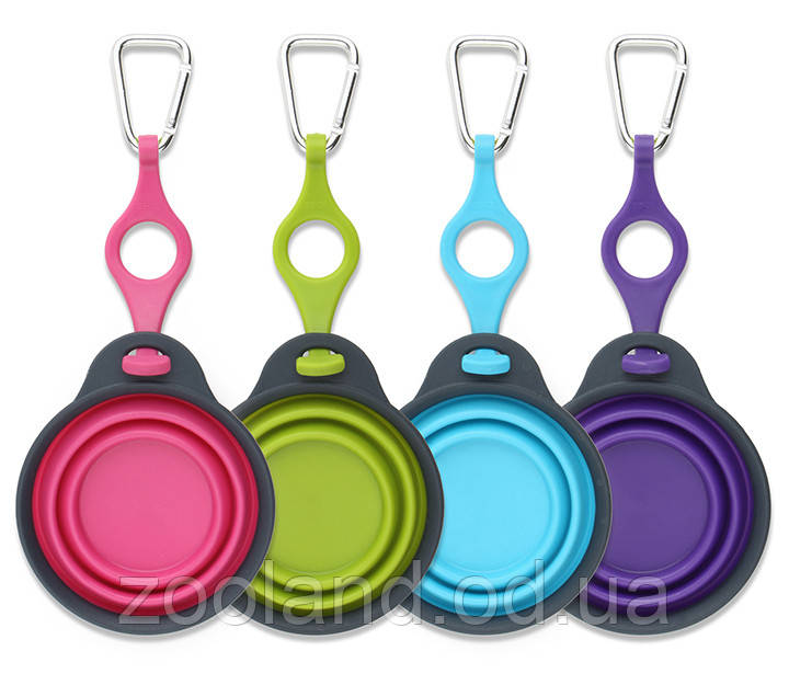 Dx30719 Dexas Миска складана з кріпленням на пляшку, жито