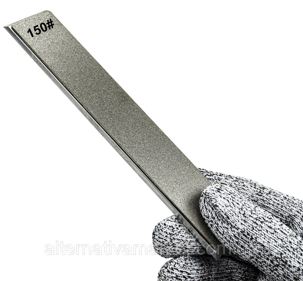 Брусок алмазний "Diamond Grindstone 150 Грит" на алюмінієвому бланку 158х20х6мм, фото 1