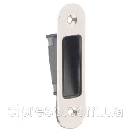 Відповідна планка Bonaiti S91 до магнітного замка S351 і S359 82х22мм сталь хром сатин, фото 1