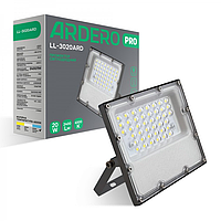 Ardero LL-3020 ARD PRO 20W світлодіодний прожектор 20Вт LED 2400Lm 6500K 100-277V 100х90х26мм IP65 сірий