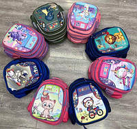 Мультяшные рюкзаки для дошкольников и первоклассников Детский порфель в ярких цветах