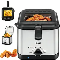 Електрична фритюрниця на 2.5 л для смаження без олії 1000 Вт Deep Fryer RAF R.5300 Повітряна фри TRE