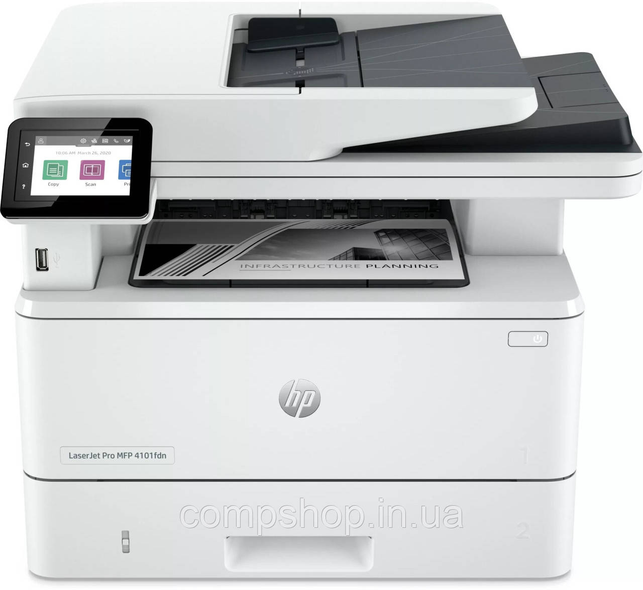 Багатофункціональний пристрій A4 HP LaserJet Pro 4102dw з Wi-Fi (2Z622F) (код 142962), фото 1