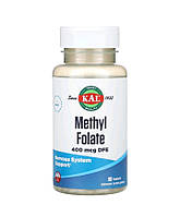 Метилфолат 400 мкг, 90 капсул, KAL, США (лучшая форма фолиевой кислоты), витамин B9