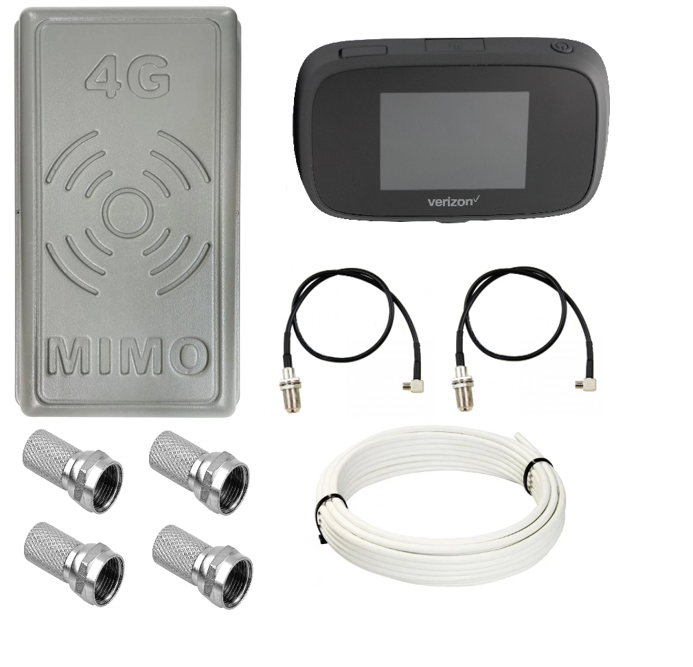 Комплект WiFi роутер 3G 4G LTE модем Novatel MiFi 7000 з панельною антеною RNet ПЛАНШЕТ MIMO 2x17 дБі, фото 1