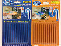 Палочки Sani Sticks средство для очистки засоров в трубах раковины или засорами слива