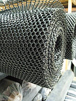 Сітка садова 6*8 2м*30м від кротів пластикова чорна Сота, захисна, УФ-стабілізована