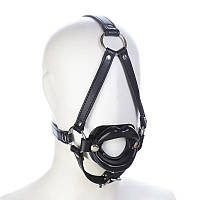 Кляп БДСМ для рта с отверстием в форме губ Bondage Mouth Gag черного цвета - покупки без забот - GoodPlace