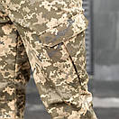 Тактичні штани-карго Pobedov Tactical Rip-Stop піксельні, фото 5