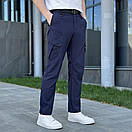 Темно-сині штани-карго Pobedov Tactical Soft із софту, фото 4