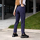 Темно-сині штани-карго Pobedov Tactical Soft із софту, фото 8