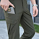 Штани-карго із софту Pobedov Tactical Soft у кольорі хакі, фото 7