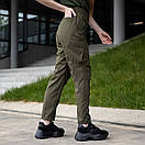 Штани-карго із софту Pobedov Tactical Soft у кольорі хакі, фото 9