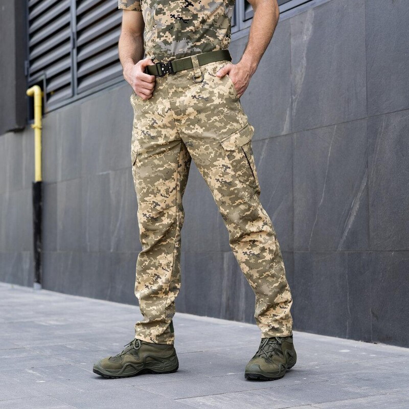 Піксельні штани-карго Pobedov Tactical Rip-Stop Fixed