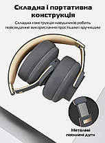 Бездротові Bluetooth-навушники Picun B8 з функцією плеєра Grey, фото 2