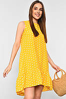 Платье женское летнее желтого цвета 178874T Бесплатная доставка