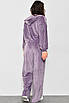 Спортивний костюм жіночий велюровий бузкового кольору Уцінка р.2 176037T Безкоштовна доставка, фото 3
